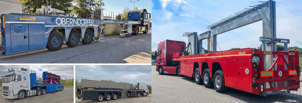 Logre el máximo transporte, eficiencia y rentabilidad en prefabricados con el cargador interno Faymonville PrefaMAX. Reduzca costes y tiempos de operación.