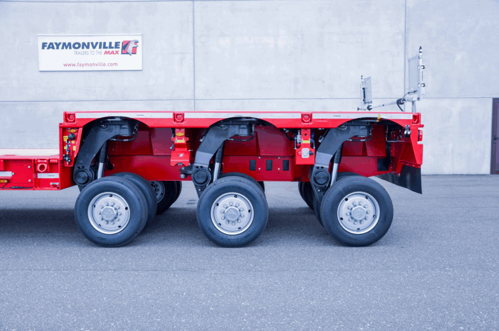 Mantenimiento semirremolque especial Faymonville.