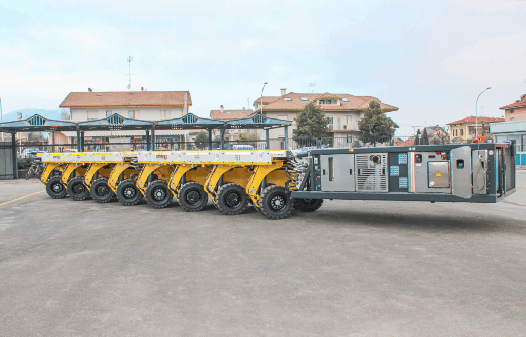 Vehículos modulares autopropulsados SPMT Cometto